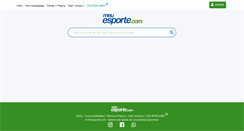 Desktop Screenshot of meuesporte.com