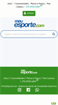 Mobile Screenshot of meuesporte.com